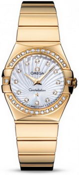 Omega Constellation Polished Quarz Small Watch 158638D Omega Constellation Polished Quarz Small Watch 158638D