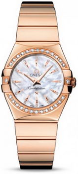 Omega Constellation Polished Quarz Small Watch 158638E Omega Constellation Polished Quarz Small Watch 158638E
