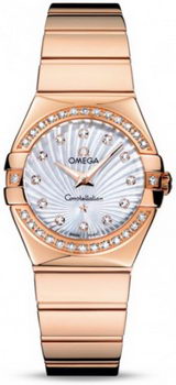 Omega Constellation Polished Quarz Small Watch 158638F Omega Constellation Polished Quarz Small Watch 158638F