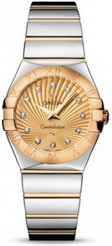 Omega Constellation Polished Quarz Small Watch 158638U Omega Constellation Polished Quarz Small Watch 158638U