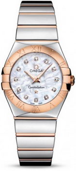 Omega Constellation Polished Quarz Small Watch 158638W Omega Constellation Polished Quarz Small Watch 158638W