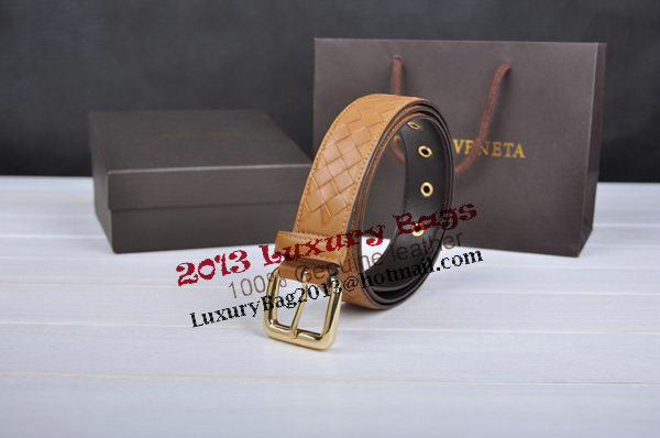 Bottega Veneta Intrecciato Nappa Belt 274483 Camel Bottega Veneta Intrecciato Nappa Belt 274483 Camel