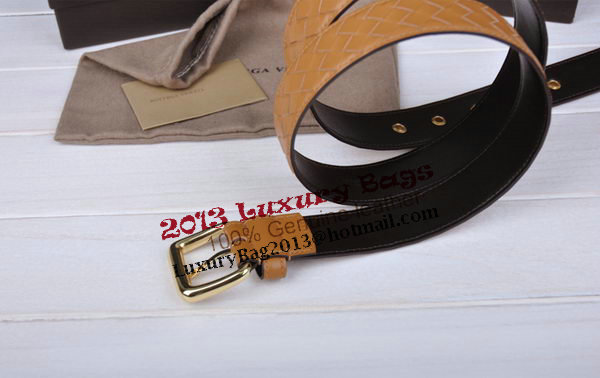 Bottega Veneta Intrecciato Nappa Belt 274483 Camel Bottega Veneta Intrecciato Nappa Belt 274483 Camel