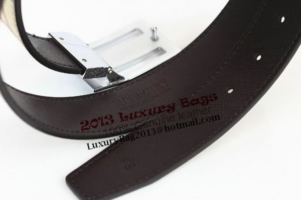 Burberry Belt B4003 Silver Burberry Belt B4003 Silver