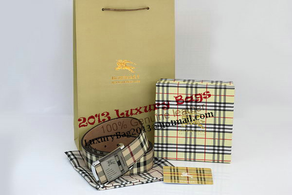 Burberry Belt B4005 Silver Burberry Belt B4005 Silver