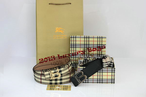 Burberry Nova Check Belt B4006 Burberry Nova Check Belt B4006