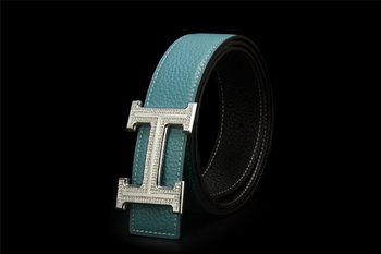 Hermes Belt HB5208 Light Blue Hermes Belt HB5208 Light Blue