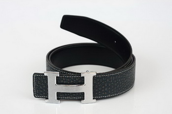 Hermes Belt Lizard Leather HB5326 Black Hermes Belt Lizard Leather HB5326 Black