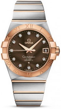 Omega Constellation Chronometer 38mm Watch 158630W Omega Constellation Chronometer 38mm Watch 158630W