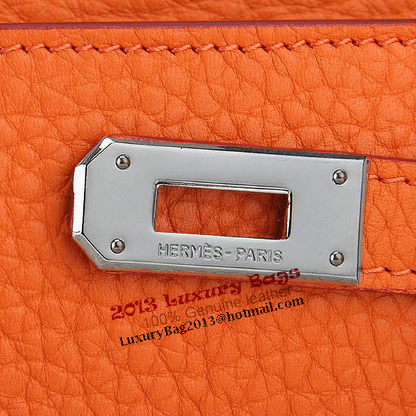 Hermes Kelly Original Leather Bi-Fold Wallet A708 Orange Hermes Kelly Original Leather Bi-Fold Wallet A708 Orange