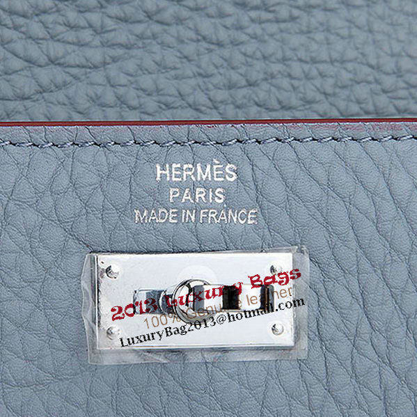 Hermes Kelly Original Leather Bi-Fold Wallet A708 SkyBlue Hermes Kelly Original Leather Bi-Fold Wallet A708 SkyBlue