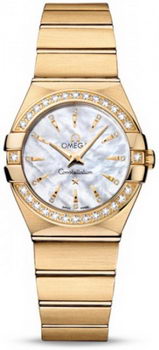 Omega Constellation Brushed Quarz Small Watch 158628E Omega Constellation Brushed Quarz Small Watch 158628E