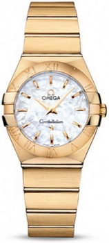 Omega Constellation Brushed Quarz Small Watch 158628P Omega Constellation Brushed Quarz Small Watch 158628P