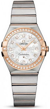 Omega Constellation Brushed Quarz Small Watch 158628V Omega Constellation Brushed Quarz Small Watch 158628V