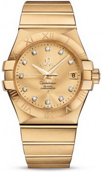 Omega Constellation Chronometer 35mm Watch 158629K Omega Constellation Chronometer 35mm Watch 158629K