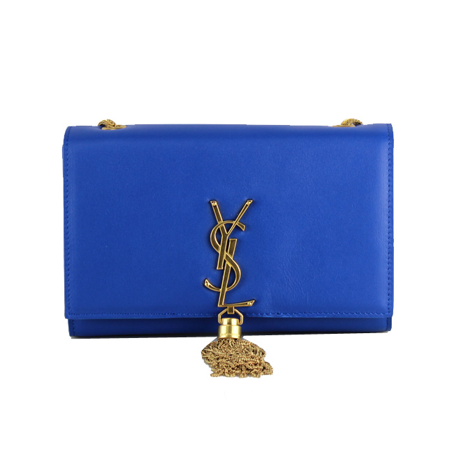 Yves Saint Laurent Monogramme Cross-body Shoulder Bag 66016 Blue Yves Saint Laurent Monogramme Cross-body Shoulder Bag 66016 Blue