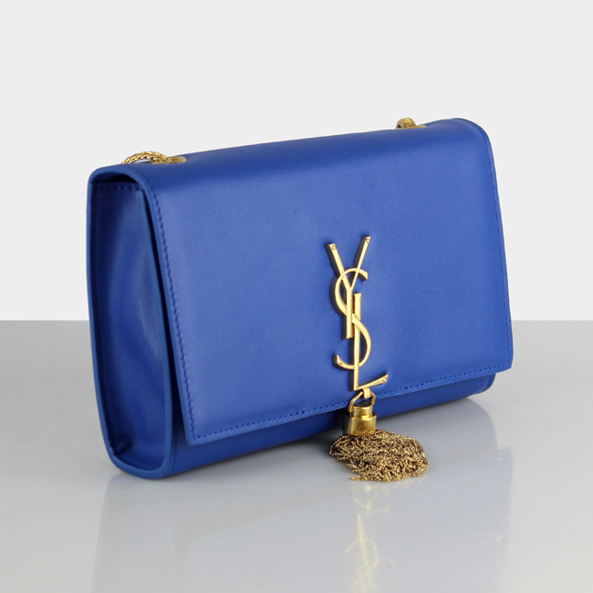 Yves Saint Laurent Monogramme Cross-body Shoulder Bag 66016 Blue Yves Saint Laurent Monogramme Cross-body Shoulder Bag 66016 Blue
