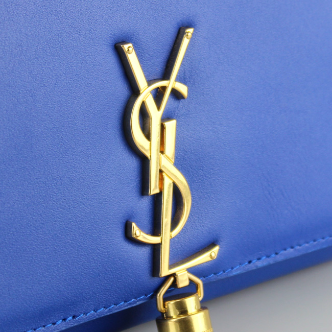 Yves Saint Laurent Monogramme Cross-body Shoulder Bag 66016 Blue Yves Saint Laurent Monogramme Cross-body Shoulder Bag 66016 Blue