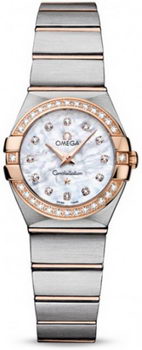 Omega Constellation Brushed Quarz Mini Watch 158627AB Omega Constellation Brushed Quarz Mini Watch 158627AB