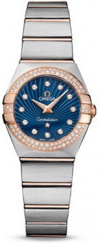 Omega Constellation Brushed Quarz Mini Watch 158627AC Omega Constellation Brushed Quarz Mini Watch 158627AC