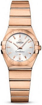 Omega Constellation Brushed Quarz Mini Watch 158627T Omega Constellation Brushed Quarz Mini Watch 158627T
