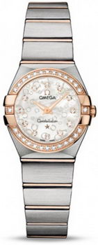 Omega Constellation Brushed Quarz Mini Watch 158627X Omega Constellation Brushed Quarz Mini Watch 158627X