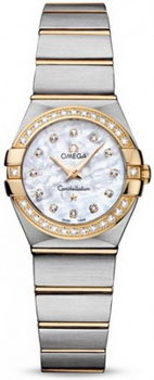 Omega Constellation Brushed Quarz Mini Watch 158627Z Omega Constellation Brushed Quarz Mini Watch 158627Z