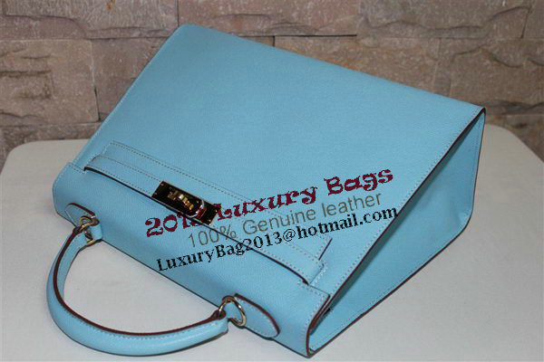 Hermes Kelly 32cm Shoulder Bag Light Blue Saffiano Leather K32 Gold Hermes Kelly 32cm Shoulder Bag Light Blue Saffiano Leather K32 Gold