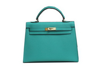 Hermes Kelly 32cm Shoulder Bag Light Green Saffiano Leather K32 Gold Hermes Kelly 32cm Shoulder Bag Light Green Saffiano Leather K32 Gold