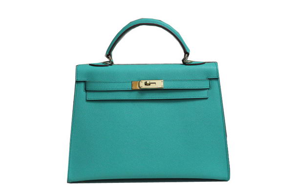 Hermes Kelly 32cm Shoulder Bag Light Green Saffiano Leather K32 Gold Hermes Kelly 32cm Shoulder Bag Light Green Saffiano Leather K32 Gold