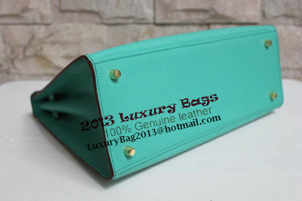 Hermes Kelly 32cm Shoulder Bag Light Green Saffiano Leather K32 Gold Hermes Kelly 32cm Shoulder Bag Light Green Saffiano Leather K32 Gold