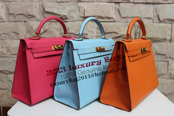 Hermes Kelly 32cm Shoulder Bag Peach Saffiano Leather K32 Gold Hermes Kelly 32cm Shoulder Bag Peach Saffiano Leather K32 Gold