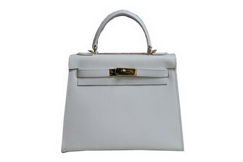 Hermes Kelly 32cm Shoulder Bag White Saffiano Leather K32 Gold Hermes Kelly 32cm Shoulder Bag White Saffiano Leather K32 Gold