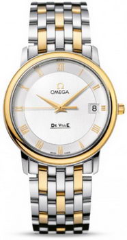 Omega De Ville Prestige Quarz Watch 158620D Omega De Ville Prestige Quarz Watch 158620D