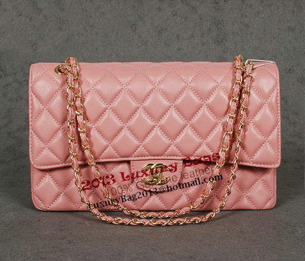 Chanel Classic Flap Bag 1113 Pink Sheep Leather Gold Chanel Classic Flap Bag 1113 Pink Sheep Leather Gold