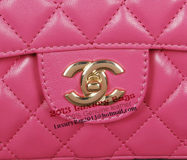 Chanel Classic Flap Bag 1113 Rose Sheep Leather Gold Chanel Classic Flap Bag 1113 Rose Sheep Leather Gold