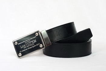 Louis Vuitton Black Leather Belt LV2054 Louis Vuitton Black Leather Belt LV2054