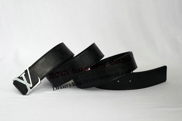 Louis Vuitton Black Leather Belt LV2057 Louis Vuitton Black Leather Belt LV2057