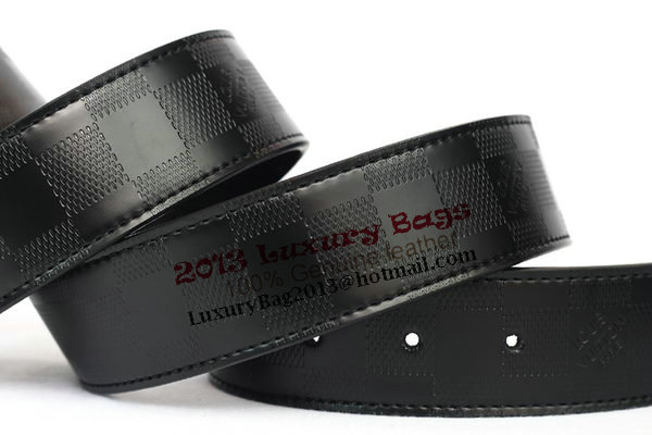 Louis Vuitton Black Leather Belt LV2057 Louis Vuitton Black Leather Belt LV2057