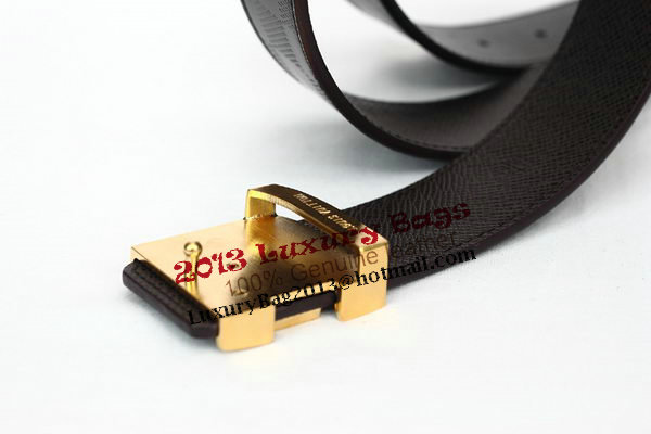 Louis Vuitton Brown Leather Belt LV2057 Louis Vuitton Brown Leather Belt LV2057