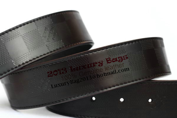 Louis Vuitton Brown Leather Belt LV2057 Louis Vuitton Brown Leather Belt LV2057