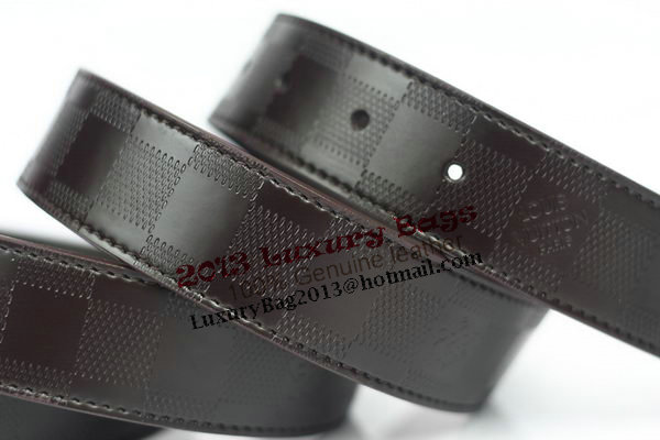 Louis Vuitton Brown Leather Belt LV2059 Louis Vuitton Brown Leather Belt LV2059