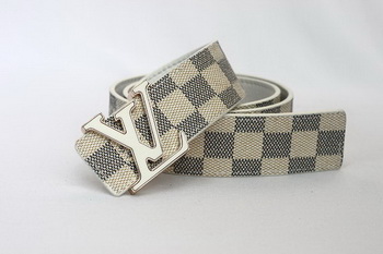 Louis Vuitton Damier Azur Canvas Belt LV2056 Louis Vuitton Damier Azur Canvas Belt LV2056