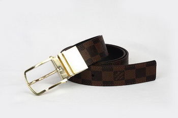 Louis Vuitton Damier Ebene Canvas Belt LV2061 Louis Vuitton Damier Ebene Canvas Belt LV2061