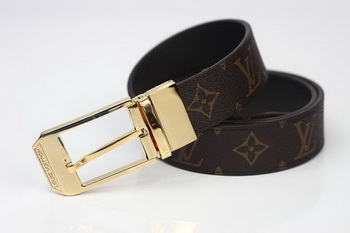 Louis Vuitton Monogram Canvas Belt LV2063 Louis Vuitton Monogram Canvas Belt LV2063