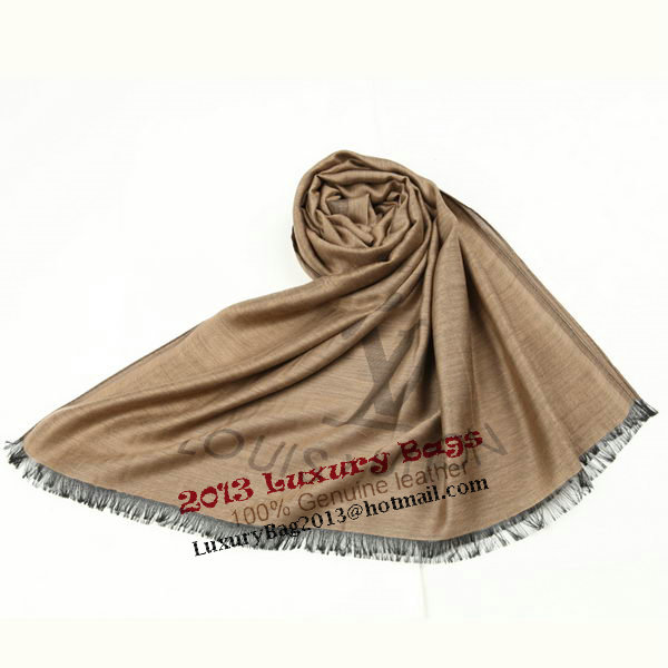 Louis Vuitton Scarves Silk WJLV094 Light Brown Louis Vuitton Scarves Silk WJLV094 Light Brown