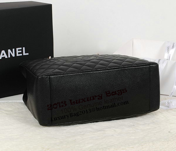 Chanel A50995 Black Original Leather Shoulder Bag Silver Chanel A50995 Black Original Leather Shoulder Bag Silver