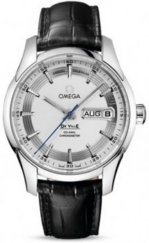 Omega De Ville Hour Vision Annual Calendar Watch 158611F Omega De Ville Hour Vision Annual Calendar Watch 158611F