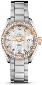 Omega Seamaster Aqua Terra Schmuck Watch 158595F Omega Seamaster Aqua Terra Schmuck Watch 158595F