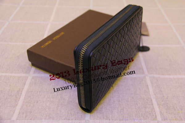 Bottega Veneta Intrecciato Nappa Zip Around Wallet 17004 RoyalBlue Bottega Veneta Intrecciato Nappa Zip Around Wallet 17004 RoyalBlue